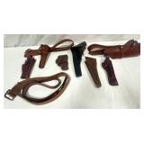 Various Leather Holsters;