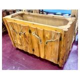 Log & Antler Lower Cabinet;