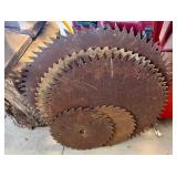 Vintage Circular Sawmill Blades;