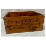Peters Wood Ammo Crate;