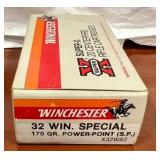 32 w.s. ammo;
