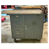 Mobile Work Bench Cabinet w/ Vice; Mobile Work Bench Cabinet w/ Vice;