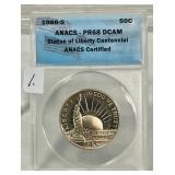 1.) 1986-S Commemorative>> 1.) 1986-S Commemorative>>