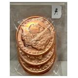 4.) 5- 1 oz Copper Rounds; 4.) 5- 1 oz Copper Rounds;