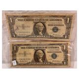 7.) 2 Star Note Silver Certificates> 7.) 2 Star Note Silver Certificates>