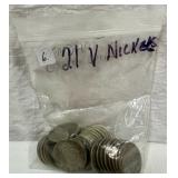 6.) 21- Liberty Nickels; 6.) 21- Liberty Nickels;