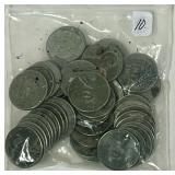 10.) 50 1943 Steel Wartime Pennies; 10.) 50 1943 Steel Wartime Pennies;