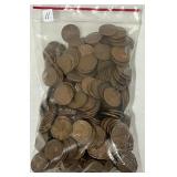 11.) 400- Unsorted Wheat Cents; 11.) 400- Unsorted Wheat Cents;