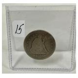 15.) 1876 Seated Quarter; 15.) 1876 Seated Quarter;