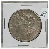 27.) 1890 Morgan Silver Dollar> 27.) 1890 Morgan Silver Dollar>