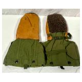 U.S. Military cold weather Mittens; U.S. Military cold weather Mittens;