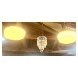 Chandelier and 2- Matching Lights; Chandelier and 2- Matching Lights;