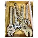 Adjustable Crescent Wrenches; Adjustable Crescent Wrenches;