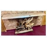 Root & Log End Sofa Table; Root & Log End Sofa Table;
