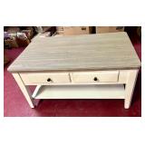 Whitewash Coffee Table; Whitewash Coffee Table;