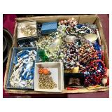 Box of Lots of Beaded Necklaces & More; Box of Lots of Beaded Necklaces & More;