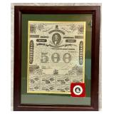 $500 Confederate States of America> $500 Confederate States of America>