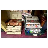 Assorted Fishing Tackle & Boxes; Assorted Fishing Tackle & Boxes;