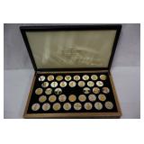 36 One Troy Ounce Medals, 36 Troy Ounces Total >