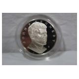 6. 1973 John F Kennedy 9.25 sterling 1000grain Memorial Medal