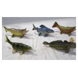Group pic of Dave Kober fish decoys >