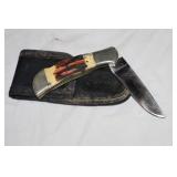 Parker stag handle folding knife