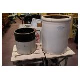 15 & 5 gallon crocks