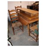 dropleaf table with chairs