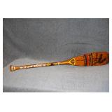painted canoe paddle >