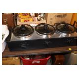 3 Crock Electric Food warmer