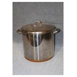 20 qt Revere ware stock pot>