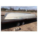 12ft Aluminum Boat w/9.9 Sea King motor and Minn Kota Endura 30>