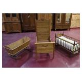 Group pic cradles and youth bed >