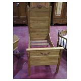 Unusual Rare youth highback bed >