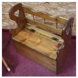 pine youth size bench