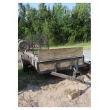 open utility trailer