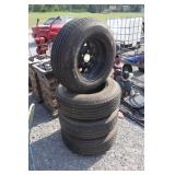 4 tires on rims >>