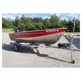 2010 Lund 14ft Deep V >>