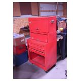 Stack-on rolling tool chest