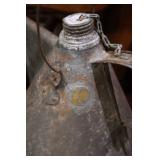 number 4 brass tag marking cone style can