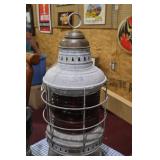 Perko Nautical Lantern with Red Frensel lens>