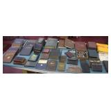 Group pic of vintage books, close ups >