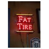 Fat Tire neon light