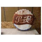 large tin Pepsi sign