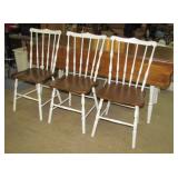 natural finish w/painted accents>