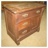 oak commode