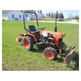 4x4, front blade on 12v winch lift>