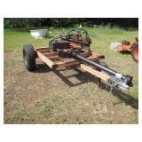 trailer mount pto driven log splitter>