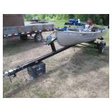 12ft aluminum boat with trailer and >