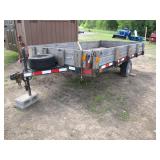 open utility trailer